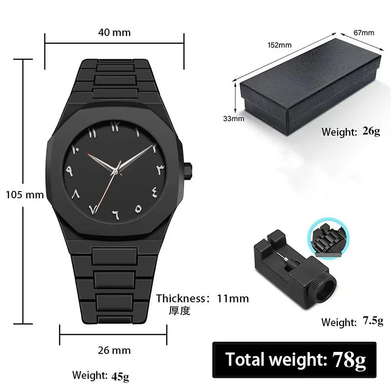 Minimalist Design Quartz Watch for Men Casual Lightweight Plastic Strap Waterproof Sports Business Watches Man Creative Clock